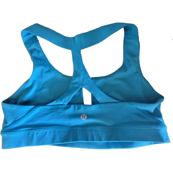Lululemon Fast Lane Bra Size 8 Indian Ocean - Picture 7 of 10